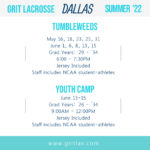 Dallas Summer Camp and Tumbleweeds